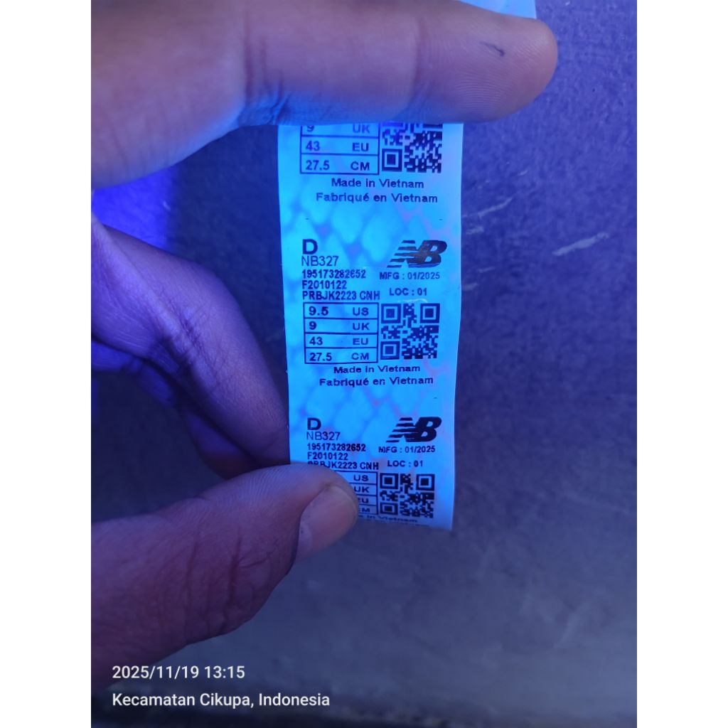 size label sepatu grade premium