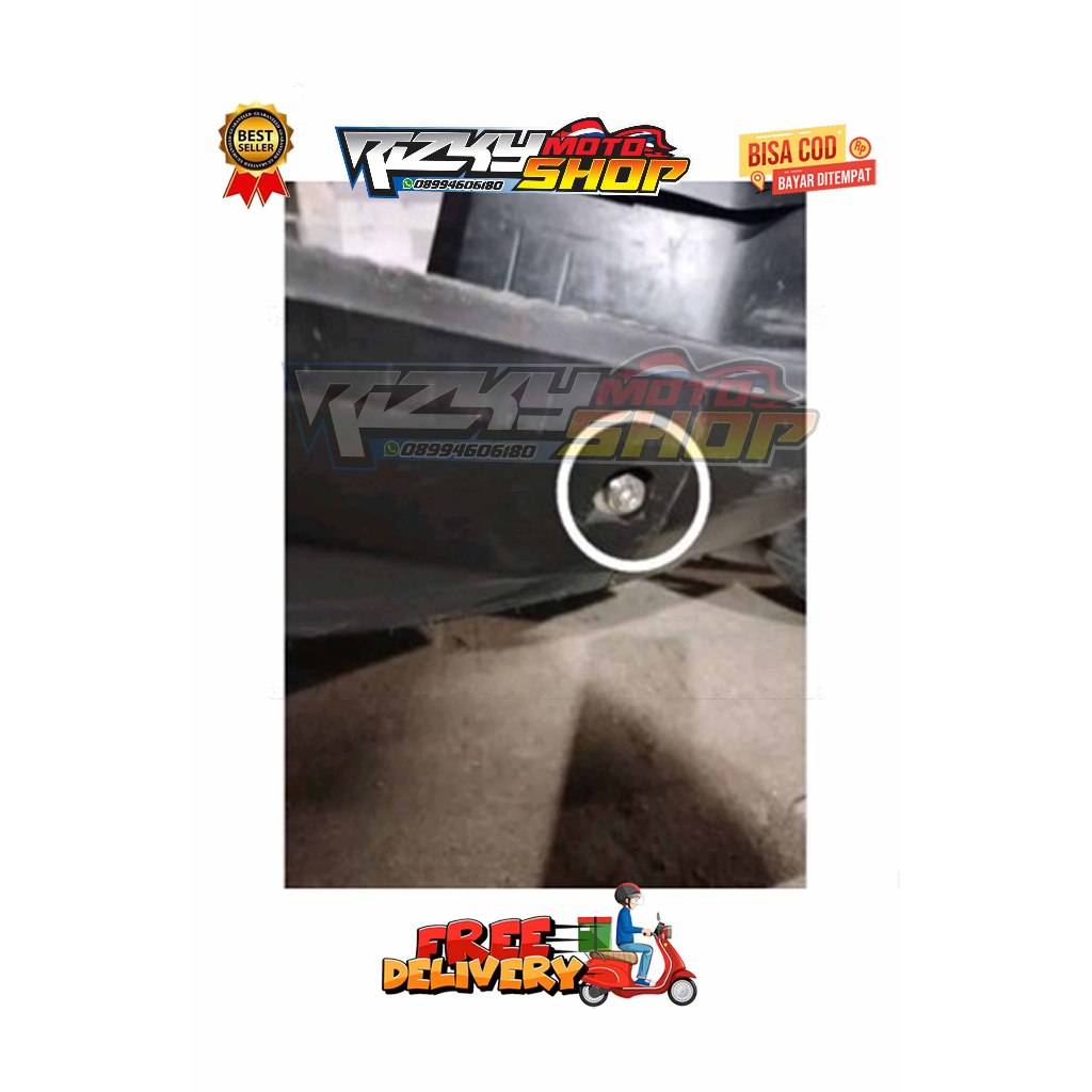 BAUT DEK KOLONG / SAMPING ( 1 BAUT ) MODEL SLASH BIASA BEAT SCOOPY KARBU FI ESP SPACY VARIO 110 TECH