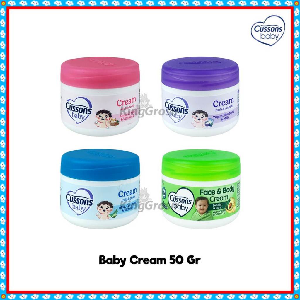 Cussons Baby Cream / Krim Kulit Bayi / Melembutkan Kulit Bayi 50 gr