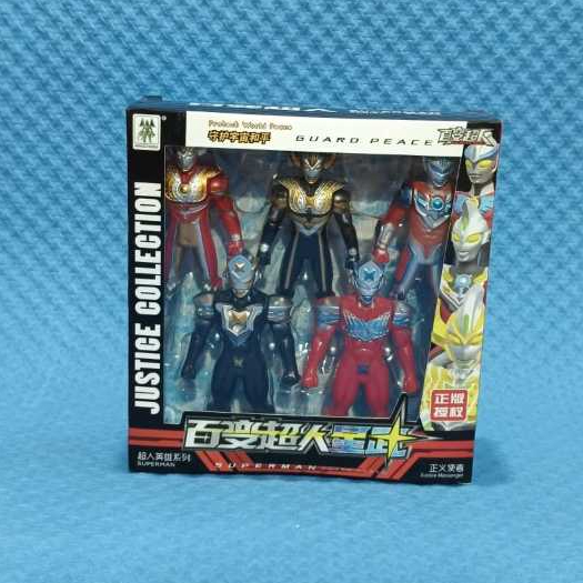 Mainan Robot Ultraman Kecil / Robot Ultraman Isi 5 Pcs