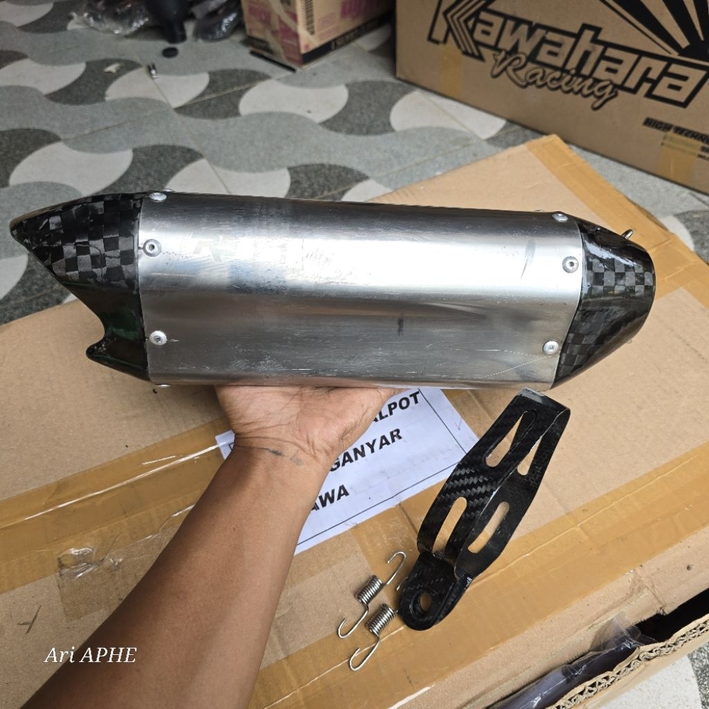 slincer silincer knalpot R9 VALENCIA carbon original