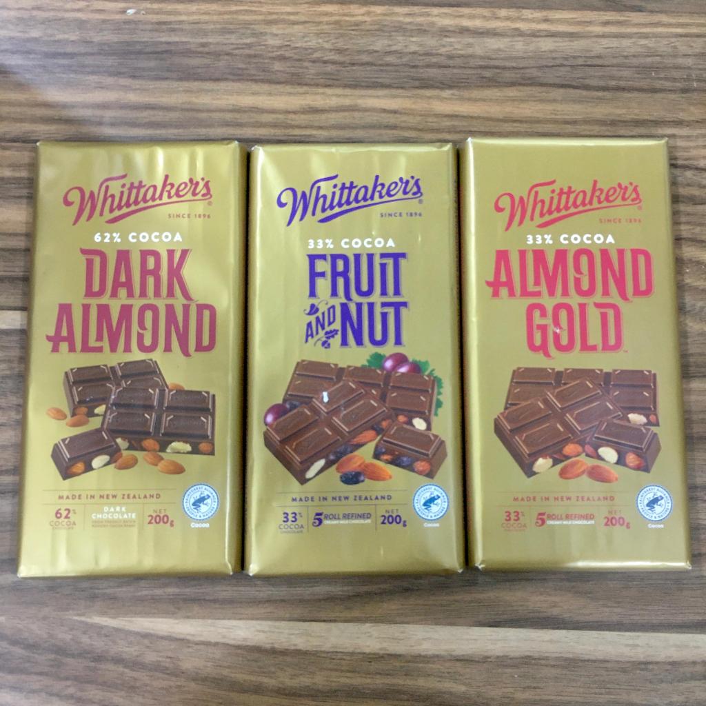 Whittaker's Chocolate Block 200gr Import New Zealand