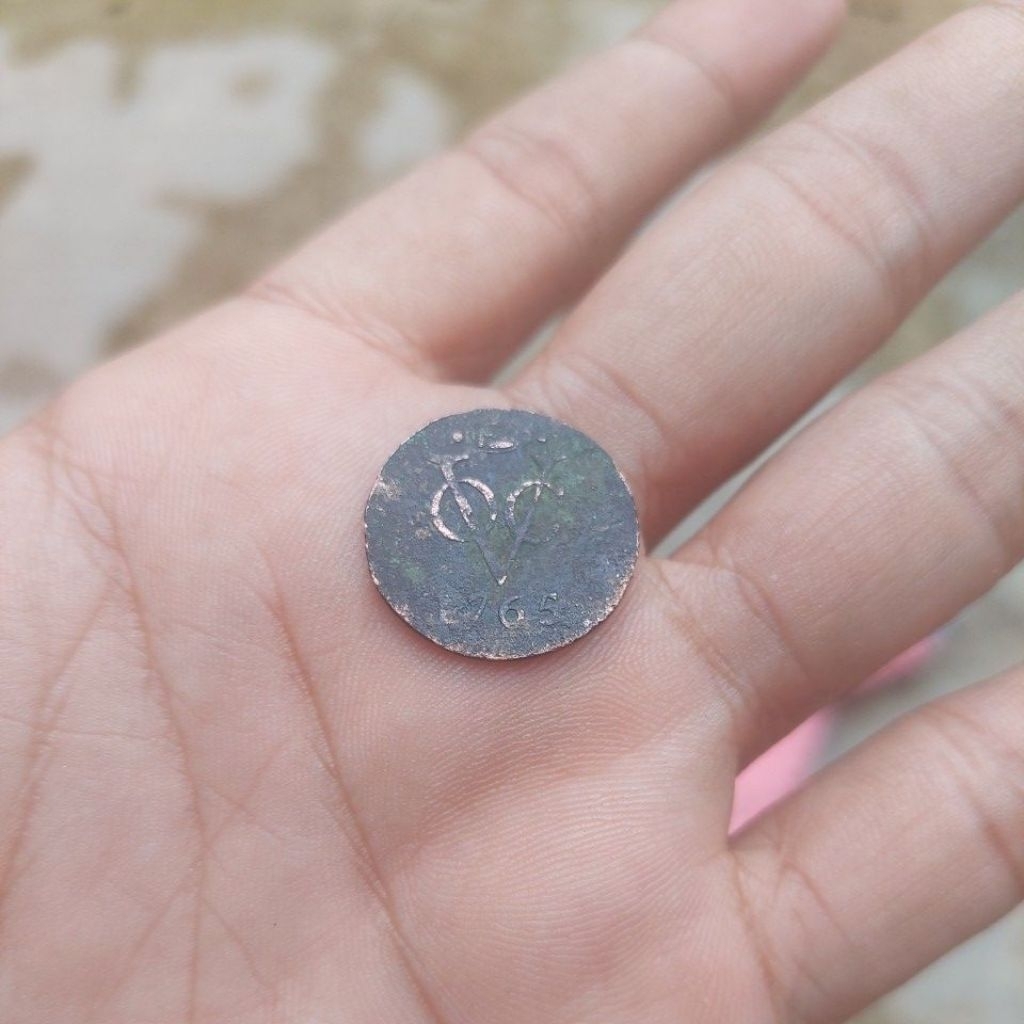 Koin voc Belanda profinsi west friesland 1765.