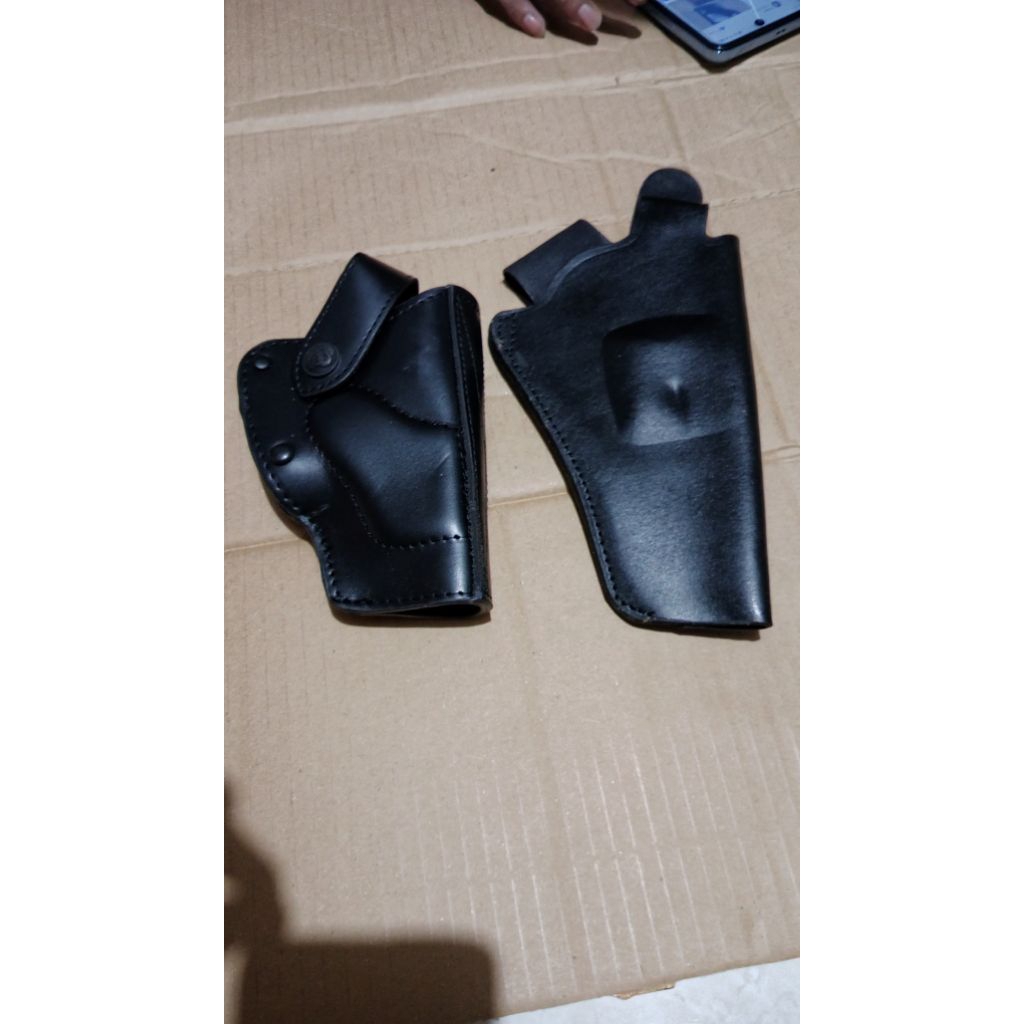 Sarung Pistol Holster Kulit Doff