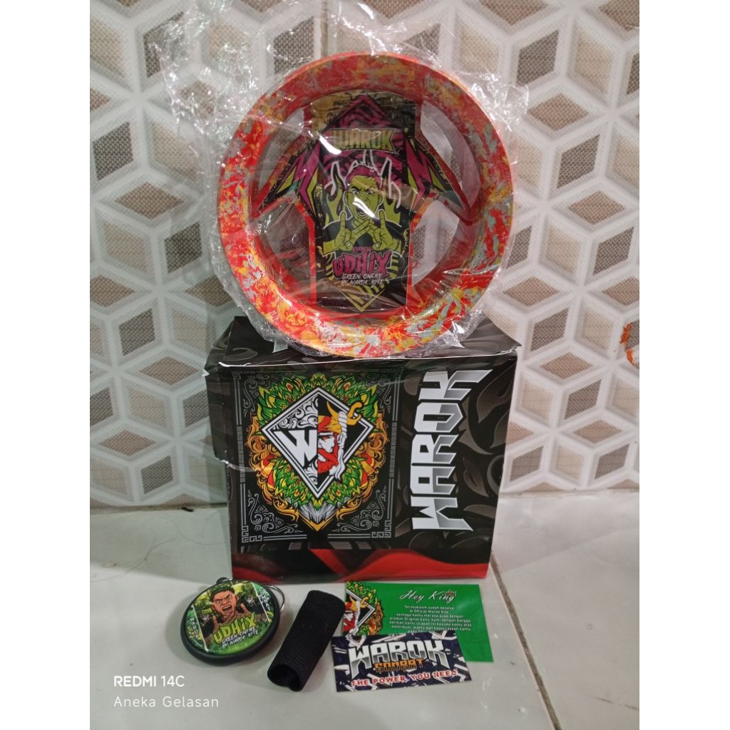 Bladu/Gulungan Layangan Warok Motif Sukhoi Udhix Stabilo Orange