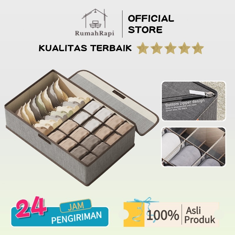 Tempat Penyimpanan Box Penyimpanan Serbaguna Lemari Penyimpanan Serbaguna Pakaian Dalam Rak Pakaian 