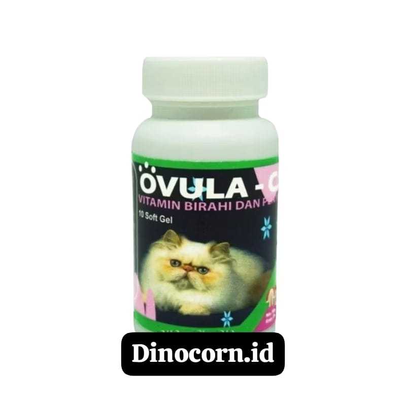 OVULA CAT 10 SOFT GELS OBAT KUCING - Mempercepat birahi kucing Betina, menyuburkan kandungan dan men