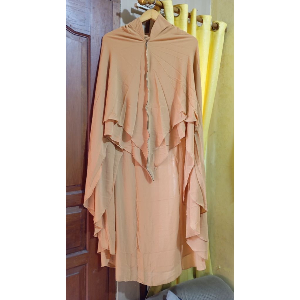 Khimar Syar'i Jumbo Ceruty Premium 2 layer