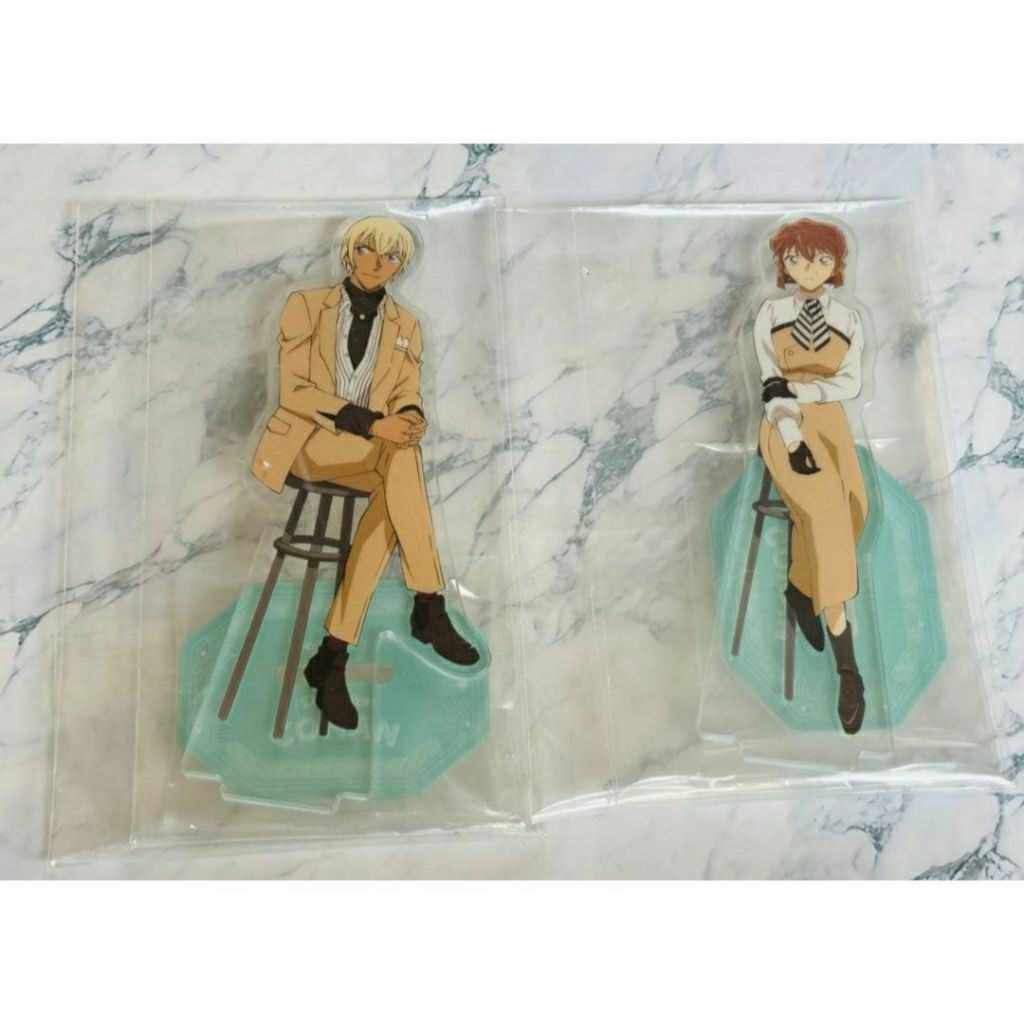 (SET OF 2) Official Standee Acrylic Rei Furuya / Bourbon / Amuro Tooru dan Shiho Miyano / Sherry / A