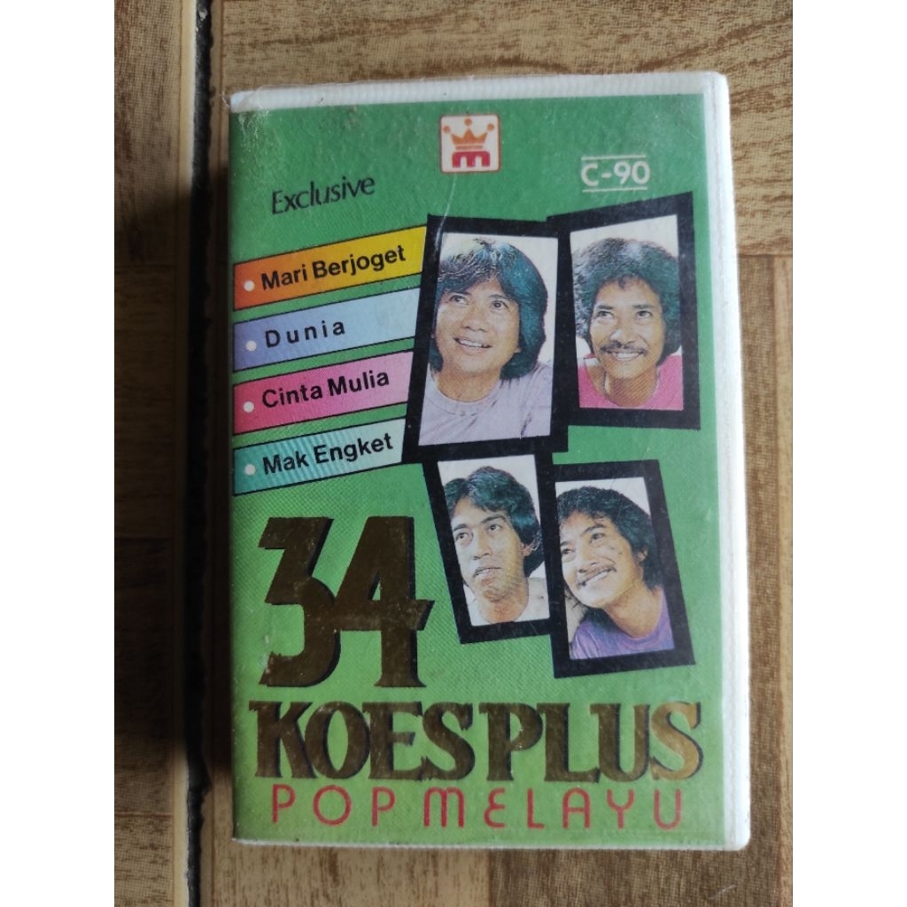 kaset pita exclusive 34 KOES PLUS "pop melayu"