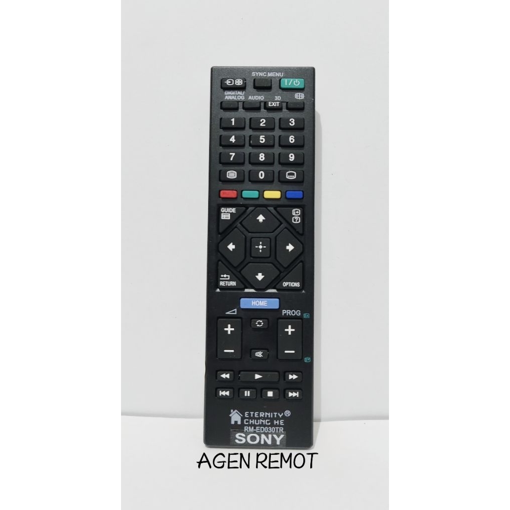REMOT REMOTE TV SONY LED LCD 3D RM-ED030