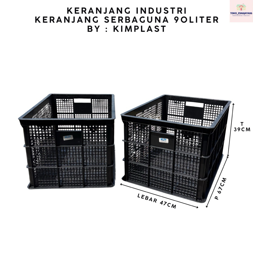 KIMPLAST - Keranjang Industri 90 Lt Liter Keranjang Industri Keranjang Dagang Keranjang Serbaguna Ke