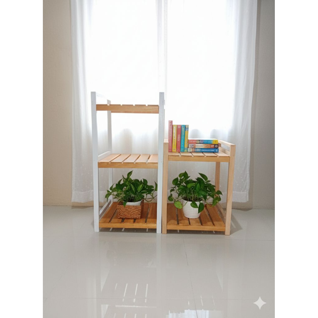 Rak kayu rice cooker, rak dispenser 5 tingkat