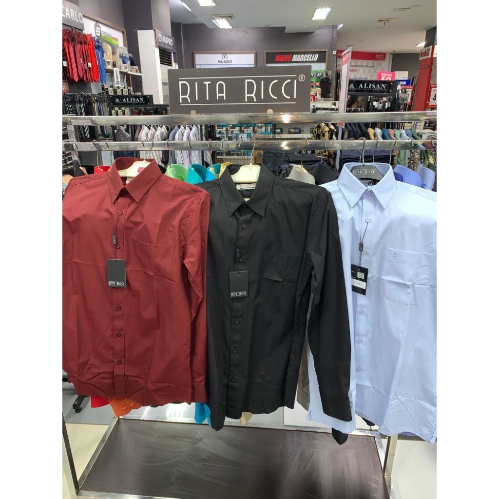 Kemeja Polos Pria Rita Ricci