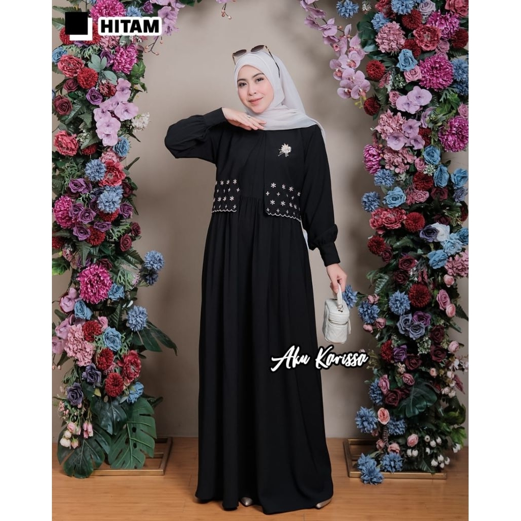 Haysha gamis rompi sabrina remaja aku karissa