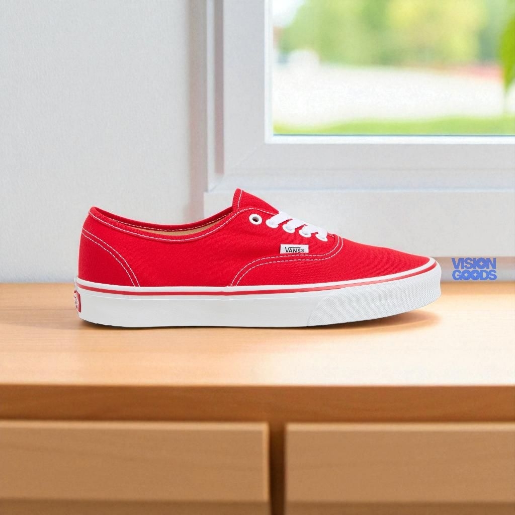 Sepatu Pria Wanita Vans Authentic Classic Red Chilli