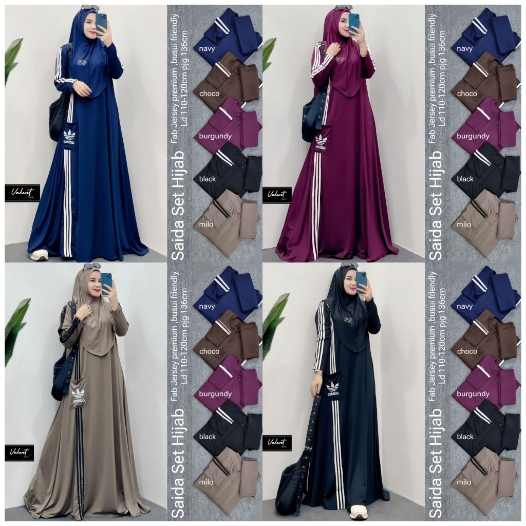 SAIDA/ RESKI/ ROSANTI/ YUMNA SET HIJAB BY AYSILA