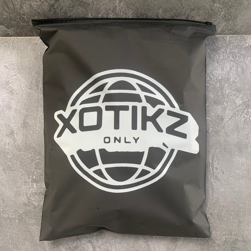 custom ziplock zipper bag pouch sablon platik packing hitam doff