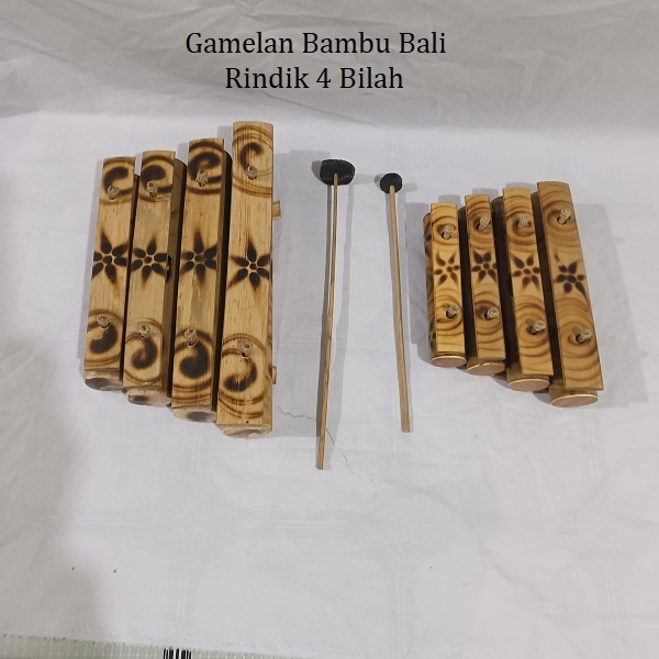 RINDIK GAMELAN BAMBU ALAT MUSIK TRADISIONAL BALI