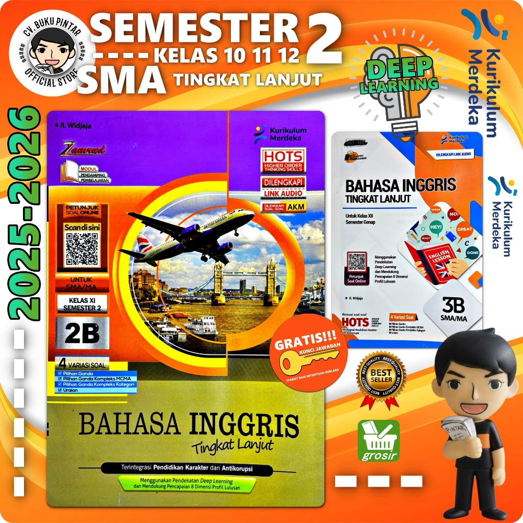 LKS BAHASA INGGRIS TINGKAT LANJUT SMA/ MA KELAS 11 12 SEMESTER 1 & 2 KURIKULUM MERDEKA 2025-2026 Dee