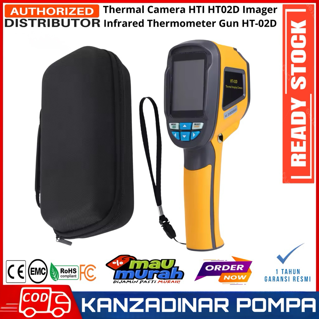 Thermal Camera HTI HT02D Imager Infrared Thermometer Gun HT-02D