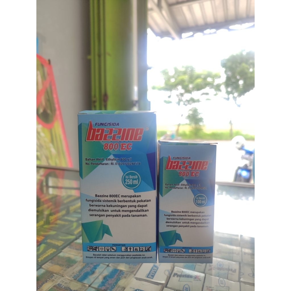 BAZZINE 800 EC Fungisida plus bakterisida untuk mengendalikan penyakit jamur pada tanaman,kemasan 10