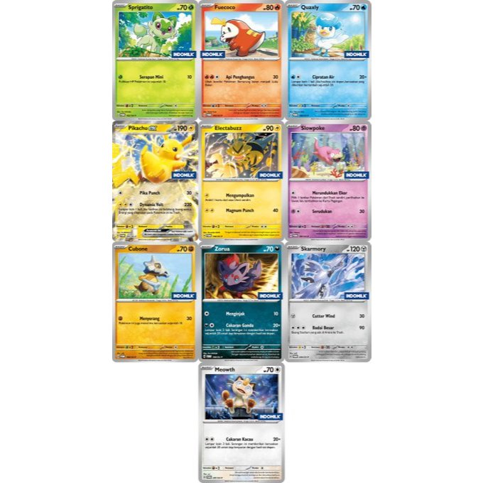 POKEMON TCG INDONESIA PROMO INDOMILK