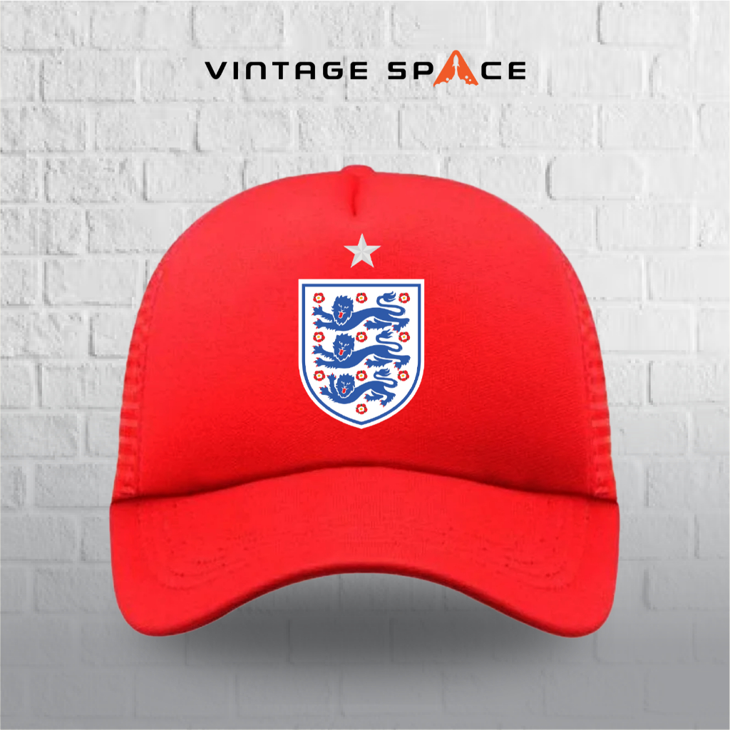 topi bola/ topi logo Inggris topi jaring/topi trucker