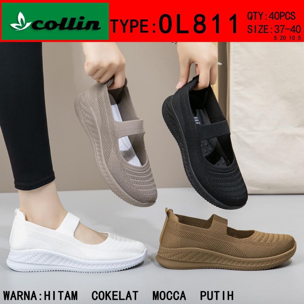 sepatu perempuan import COLLiN original NON BOX