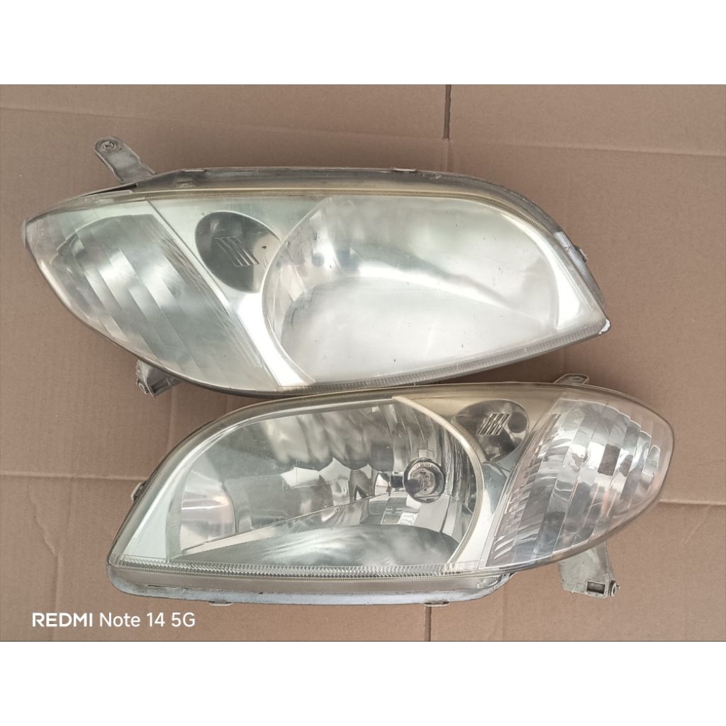 headlamp reflektor lampu depan vios limo gen1 original scond