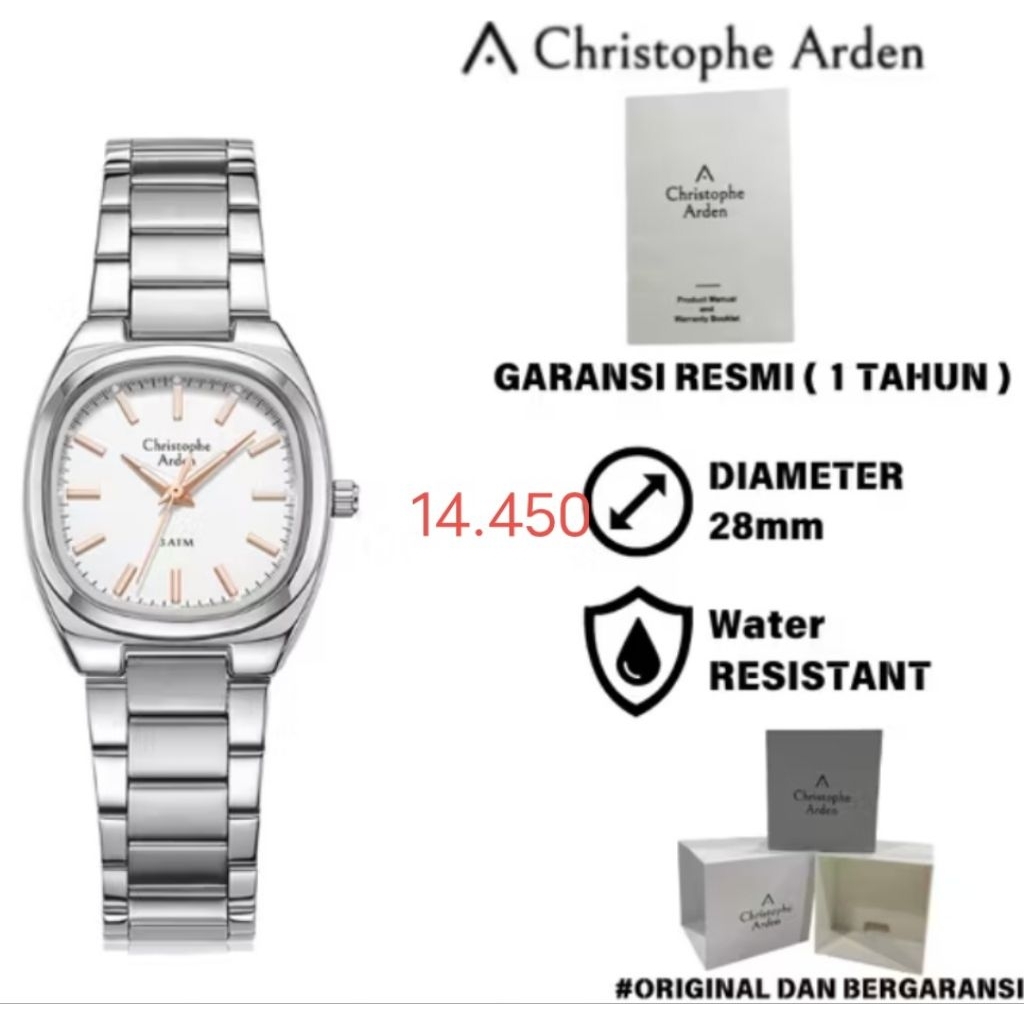 JAM TANGAN CHRISTOPHE ARDEN ORIGINAL 1123