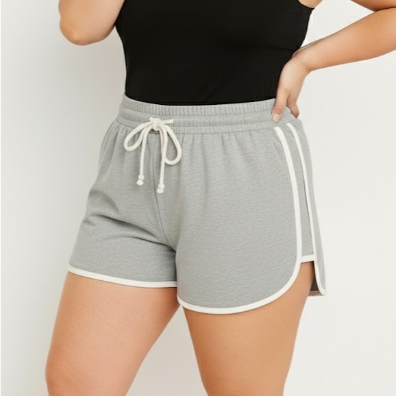 Celana Pendek Jumbo Muniko Pria Wanita – Bahan Spandek Jersey Lentur Nyaman Dipakai