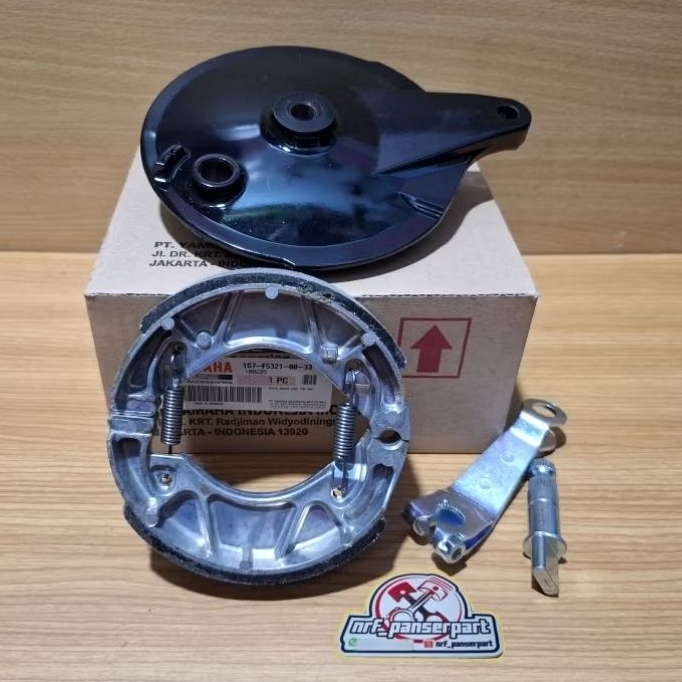 1S7-F5321-00-33 GENUINE//PANEL REM TROMOL BESAR JUPITER MX 135 HITAM//TUTUP KAMPAS REM BELAKANG YAMA