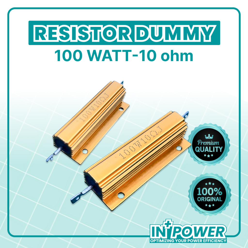 Resistor Dummy 100 Watt 10 Ohm – Load Resistor Aluminium Case – Premium Quality