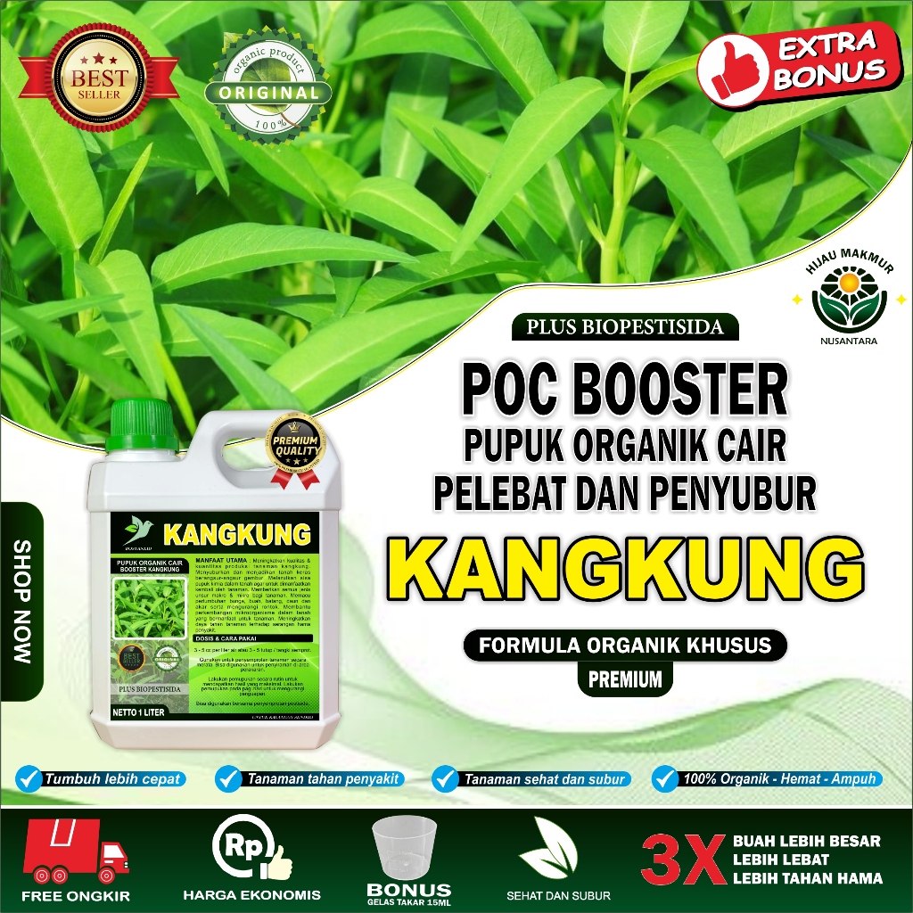 Pupuk Kangkung - Pupuk Organik Cair Kangkung - Pupuk Booster Kangkung