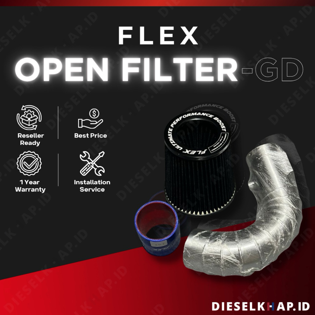 Flex Open Filter Gd Innova/Hilux/Fortuner PNP Turbo Standard