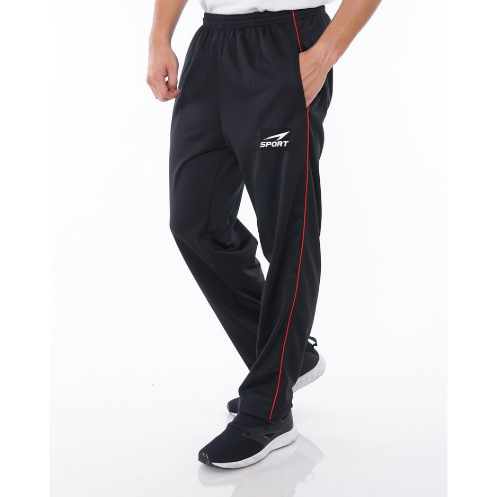 Celana training panjang pria wanita strip 1 SPORT | Celana training | Celana training pria | trainin