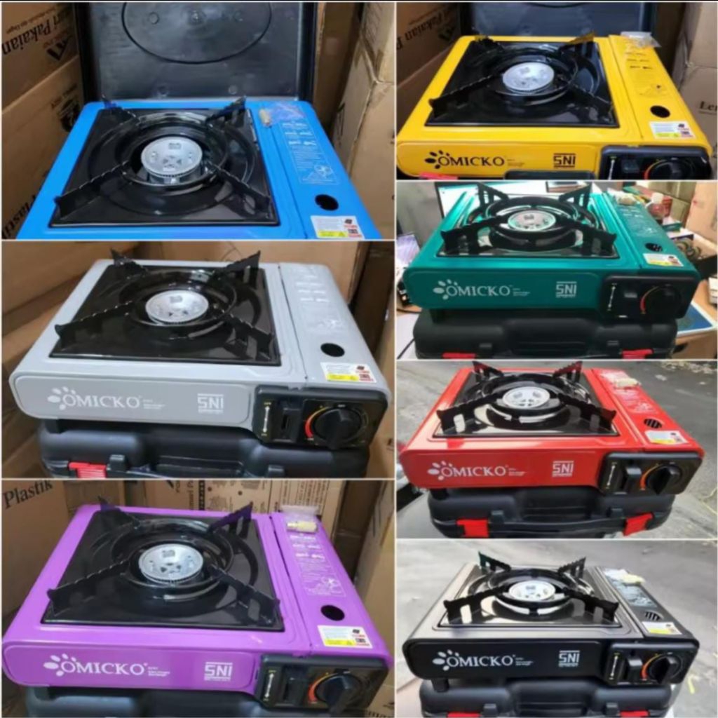 Kompor Gas Portable Kompor Portable / Tungku Gas OMICKO