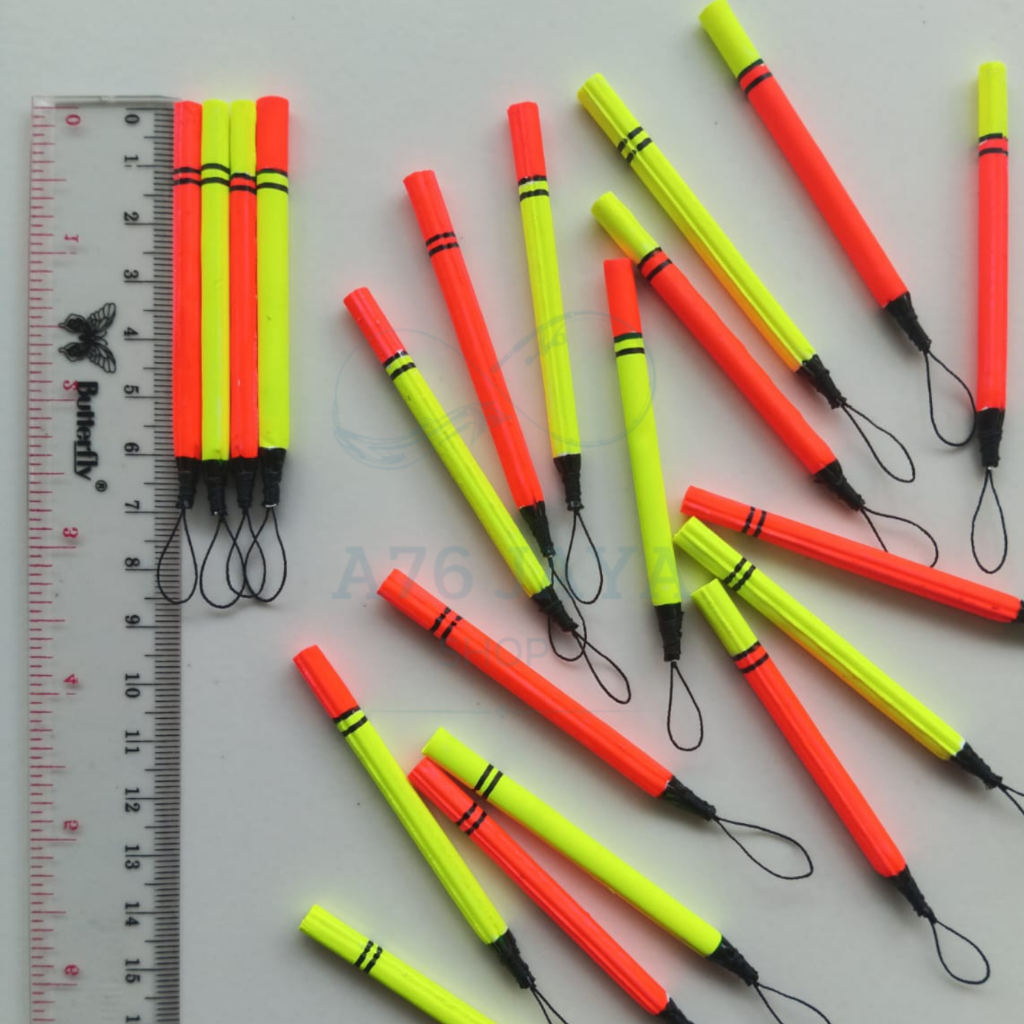 Pelampung Kumbul Bulu Merak Asli Full Warna Panjang 7 cm