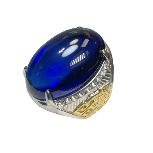 BATU PERMATA DIAMOND KING SAPPHIRE POLOS JUMBO RING TITANIUM | CBD-315