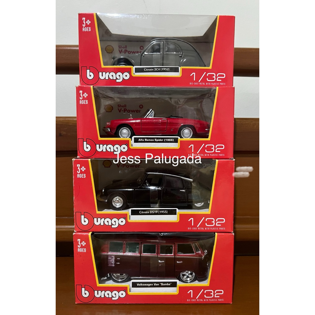 Burago Shell Diecast Seri Mobilan Klasik 1/32