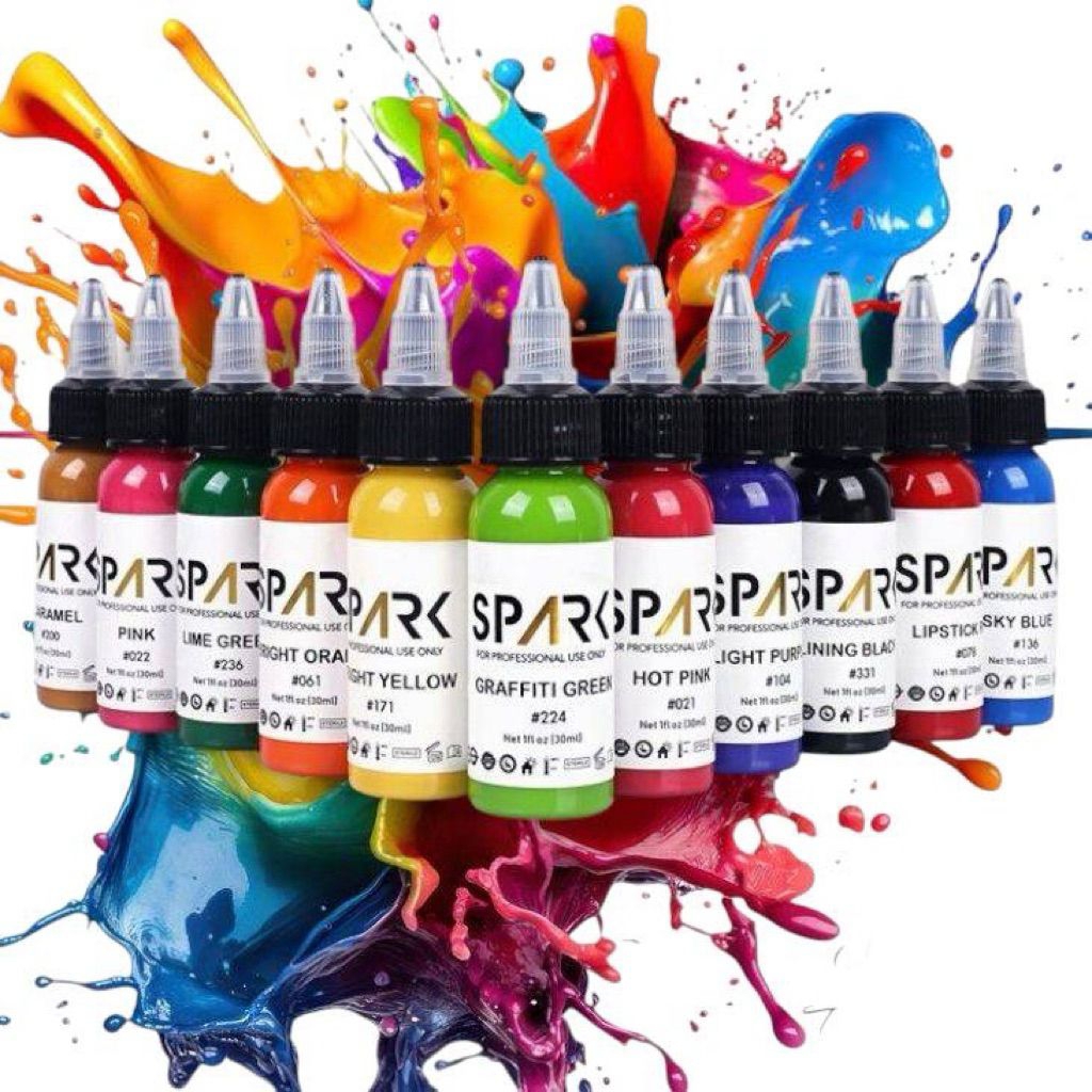 tinta tato spark original 30ml bergarasi