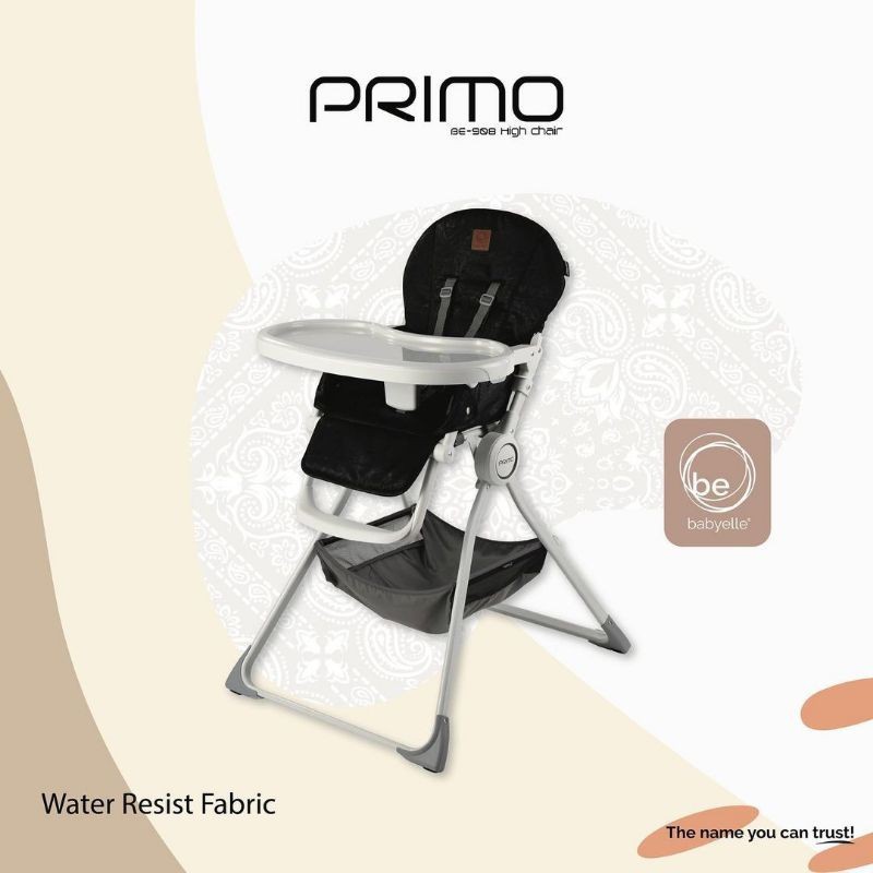 Babyelle Highchair Babyelle Primo / High Chair Bayi / Kursi Makan Bayi