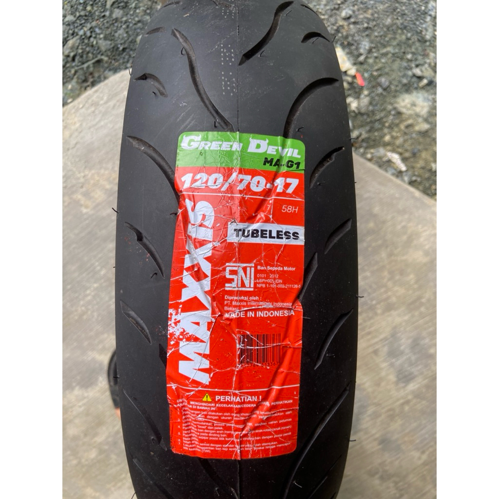 Ban luar tubeless maxxis green devil
