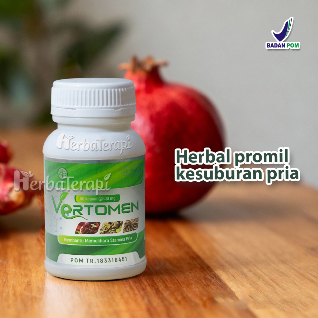 vertomen kesehatan pria 50 kapsul herbal alami