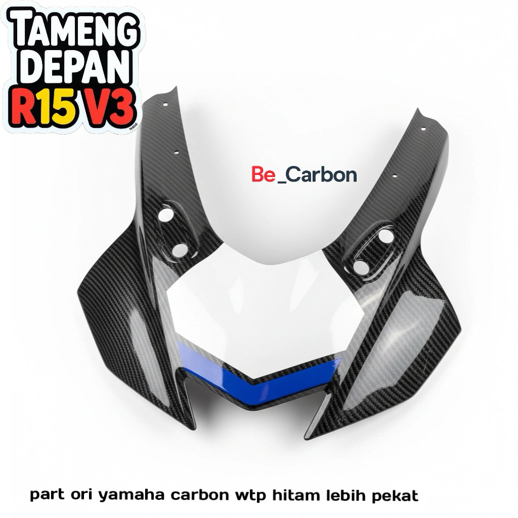 Tameng depan Cover Lampu Depan R15 VVA V3 Carbon body cowling R15 V3 carbon