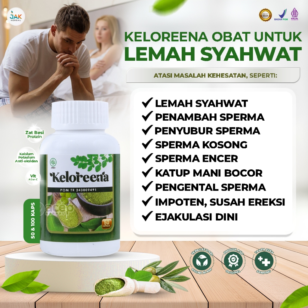 Obat Pengental Sperma Pria Penyubur Sperma Vitamin Kesuburan  Pria Impotensi  Azoospermia Sperma Kos