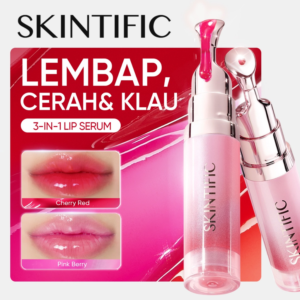 SKINTIFlC - Brightening Lip Serum tinted lip balm lip gloss tahan lama lip care ice sheer color lip 