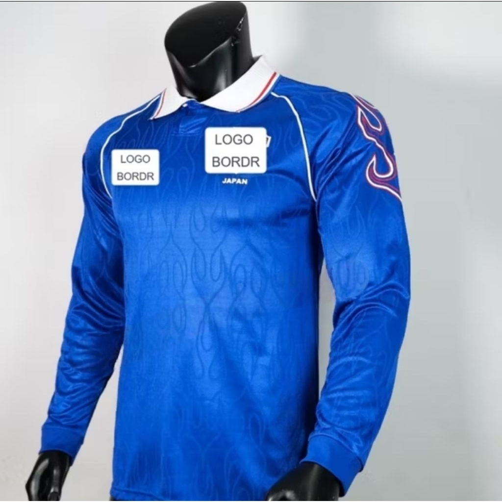 JERSEY BOLA RETRO JEPANG JAPAN HOME LONGSLEEVE LS LENGAN PANJANG 1998