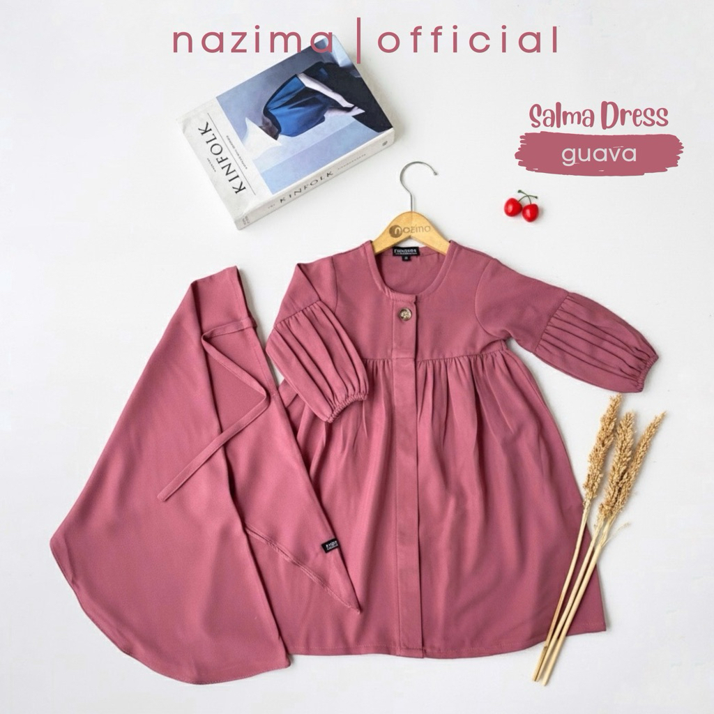 Nazima gamis anak Salma set